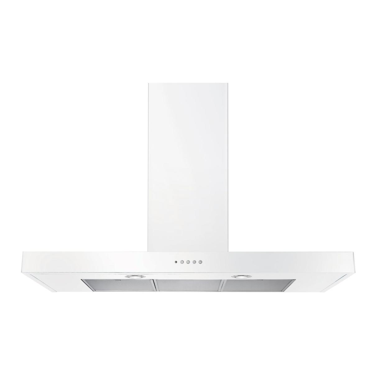 Rangemaster 110cm Slimline Chimney Cooker Hood - White