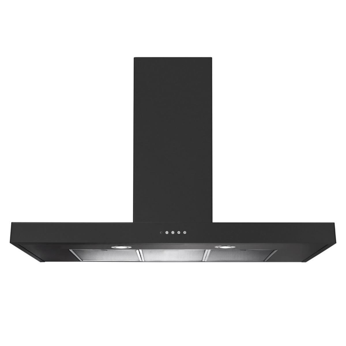 Rangemaster 90cm Slimline Chimney Cooker Hood - Slate Grey