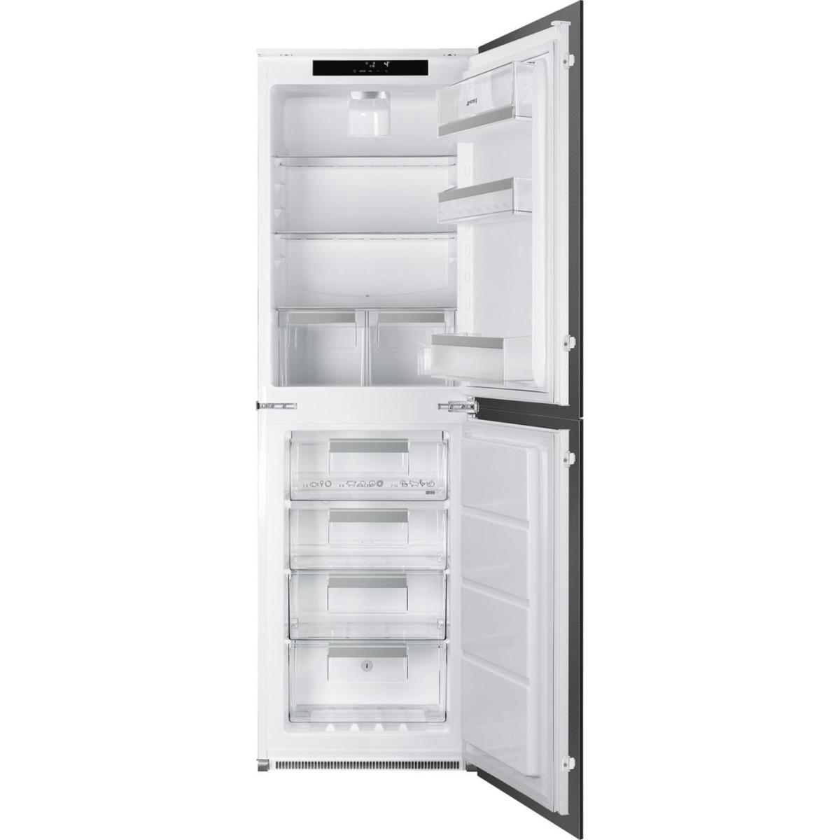 Smeg 264 Litre 177cm 50/50 Integrated Fridge Freezer with Sliding Door Hinge