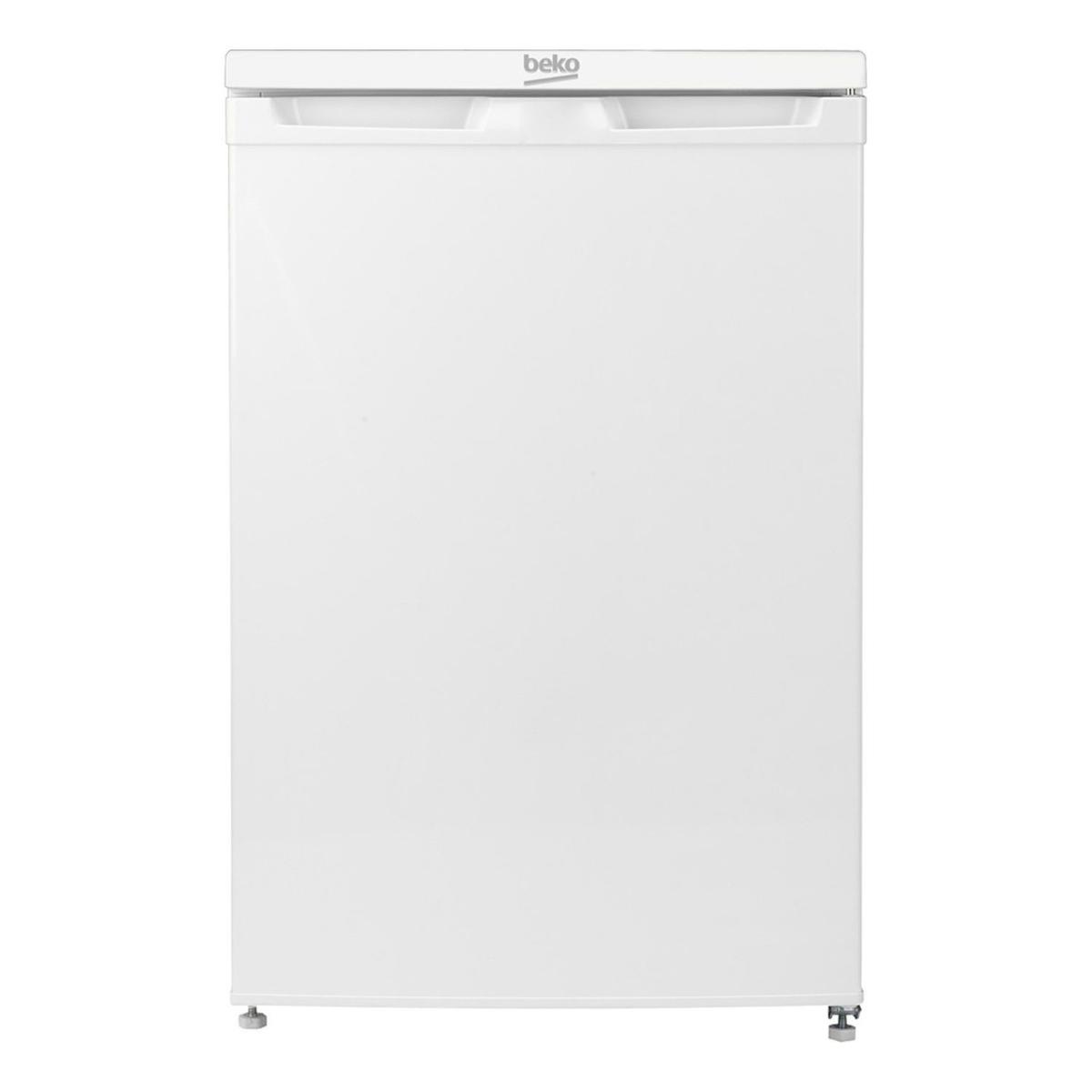 Refurbished Beko UL4584W Freestanding 128 Litre Under Counter Frost Free Larder Fridge White