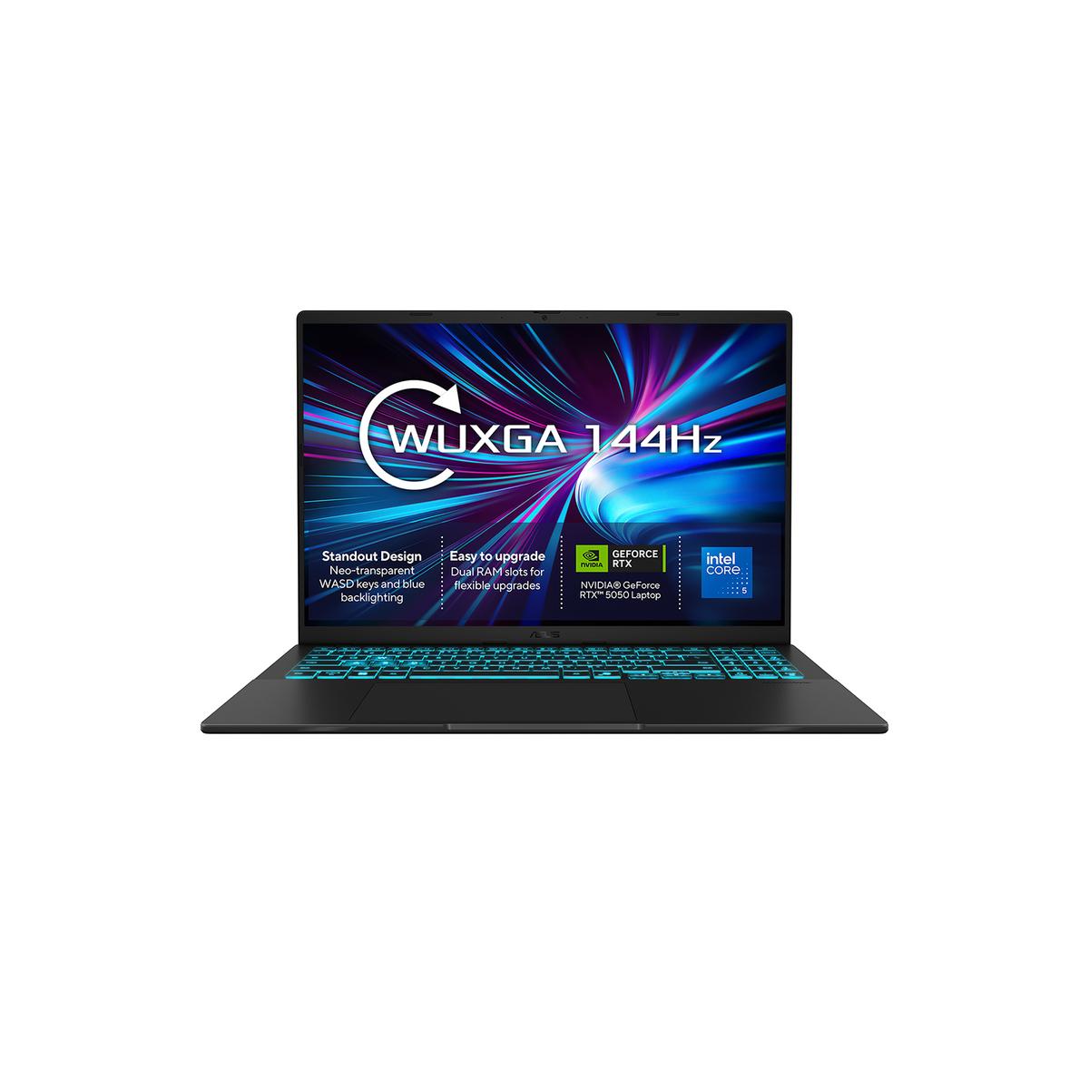 ASUS V16 Intel Core 5 16GB RAM 512GB SSD GeForce RTX 5050 144Hz 16 Inch Windows 11 Gaming Laptop