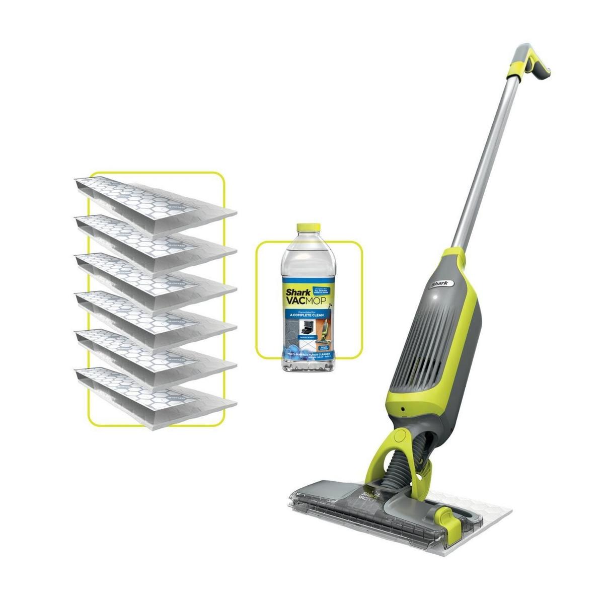 Shark VM200UK VacMop Cordless Vacuum Mop 2-in-1 Floor Cleaner with Spray