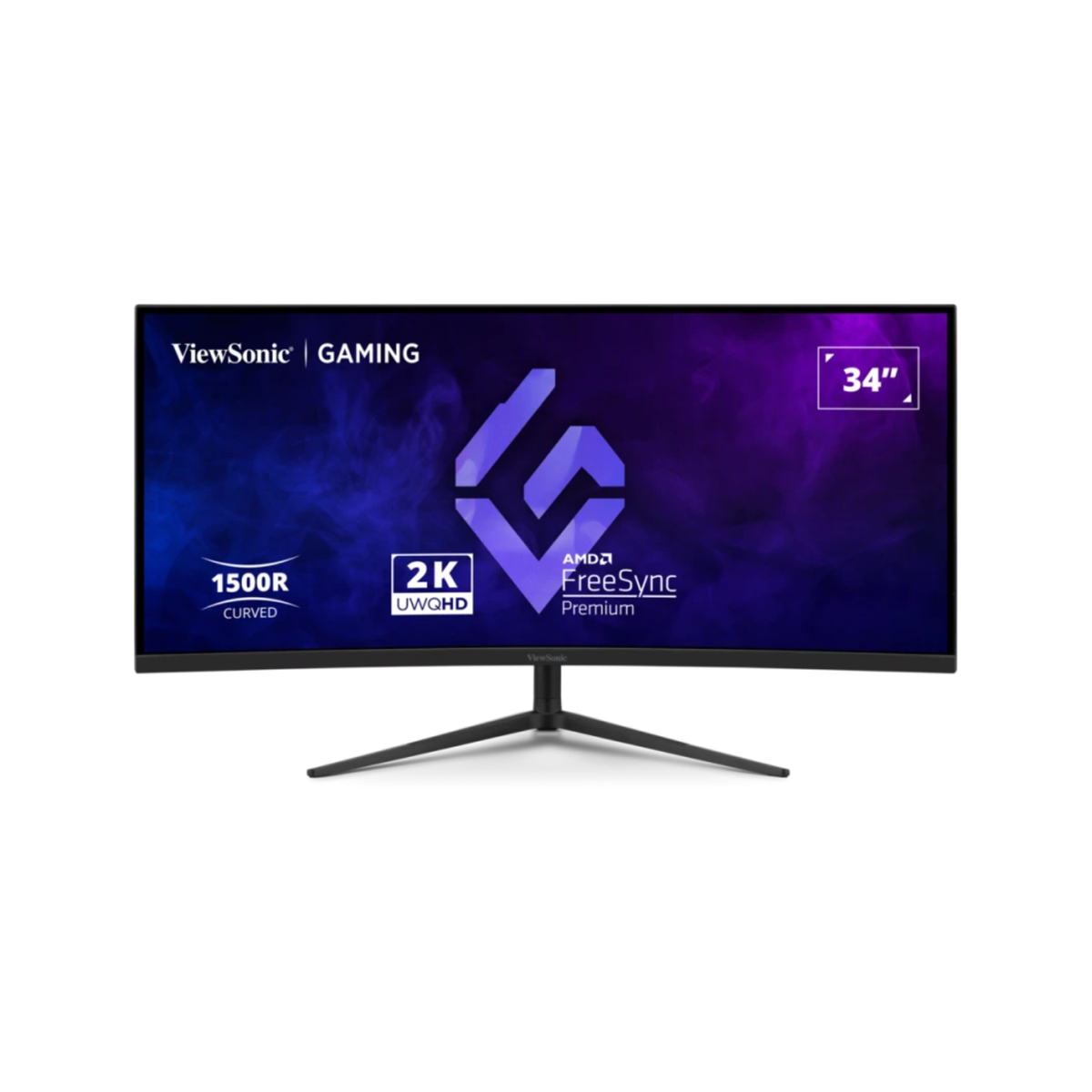 ViewSonic VX3418C-2K 34" VA QHD UltraWide 180Hz 1ms Curved Gaming Monitor