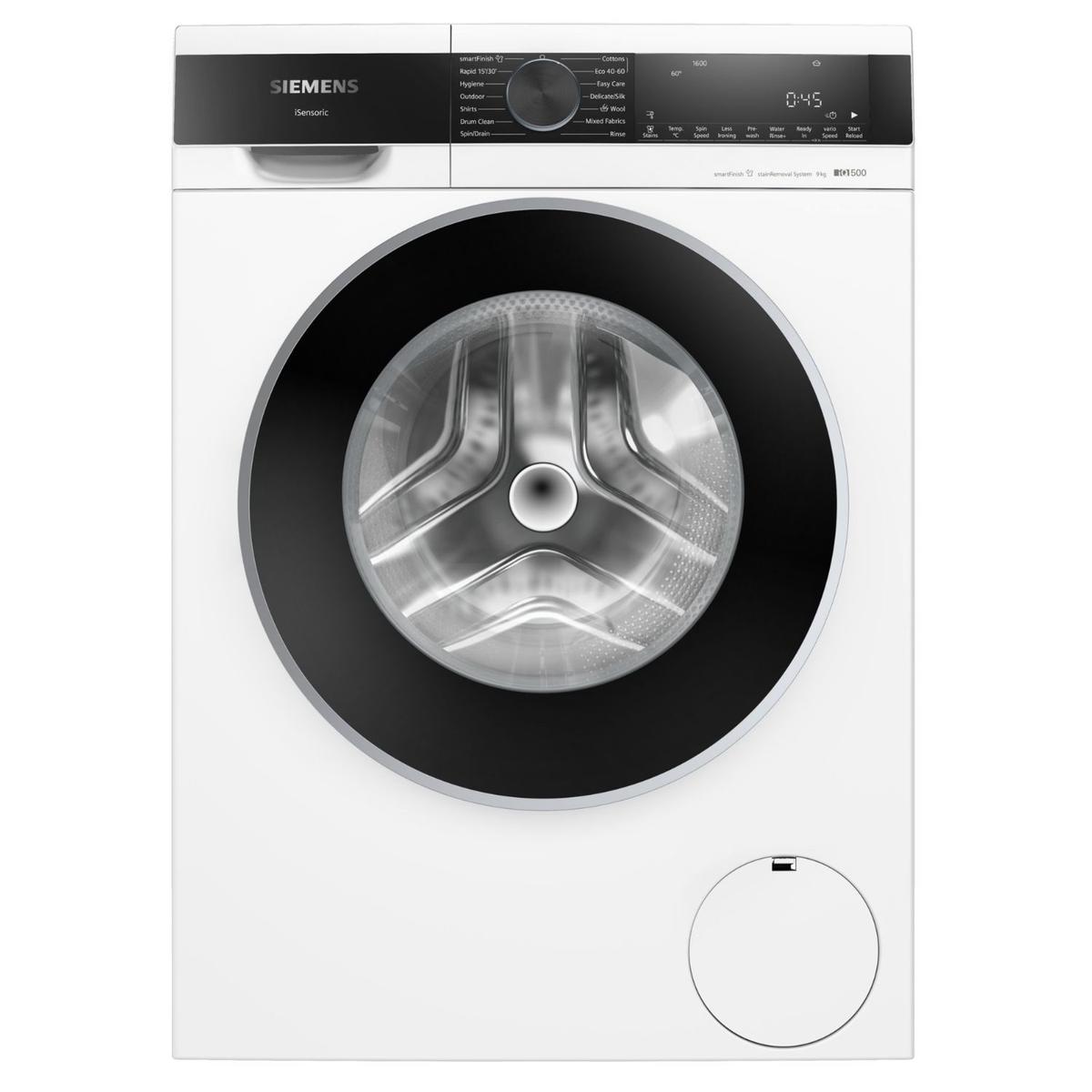 Siemens iQ500 9kg 1600rpm Washing Machine - White