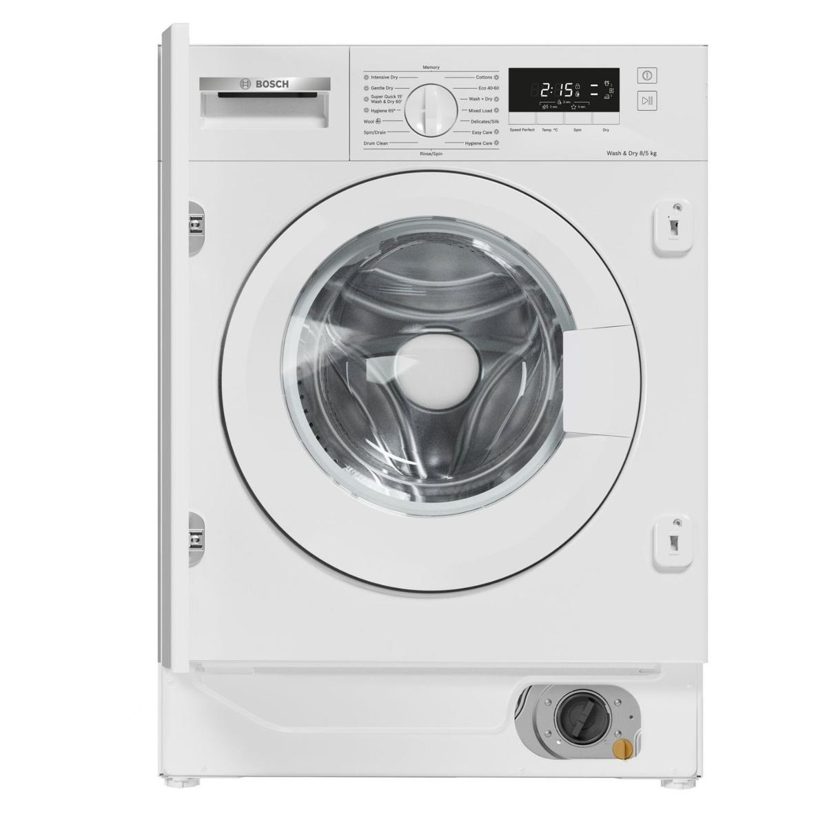 Bosch Series 4 8kg Wash 5kg Dry 1400rpm Integrated Washer Dryer - White