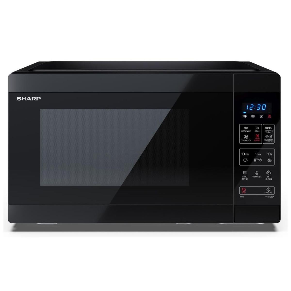 Sharp 26L Freestanding Combination Microwave - Black