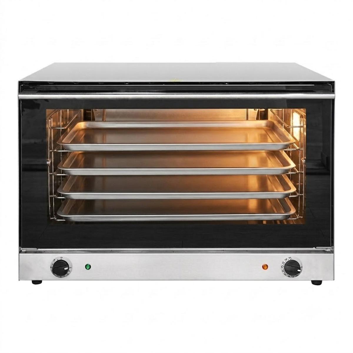 Culinox Bakery Convection Oven with Steam & Reversing Fans - For 600 x 400mm Trays Hardwired
