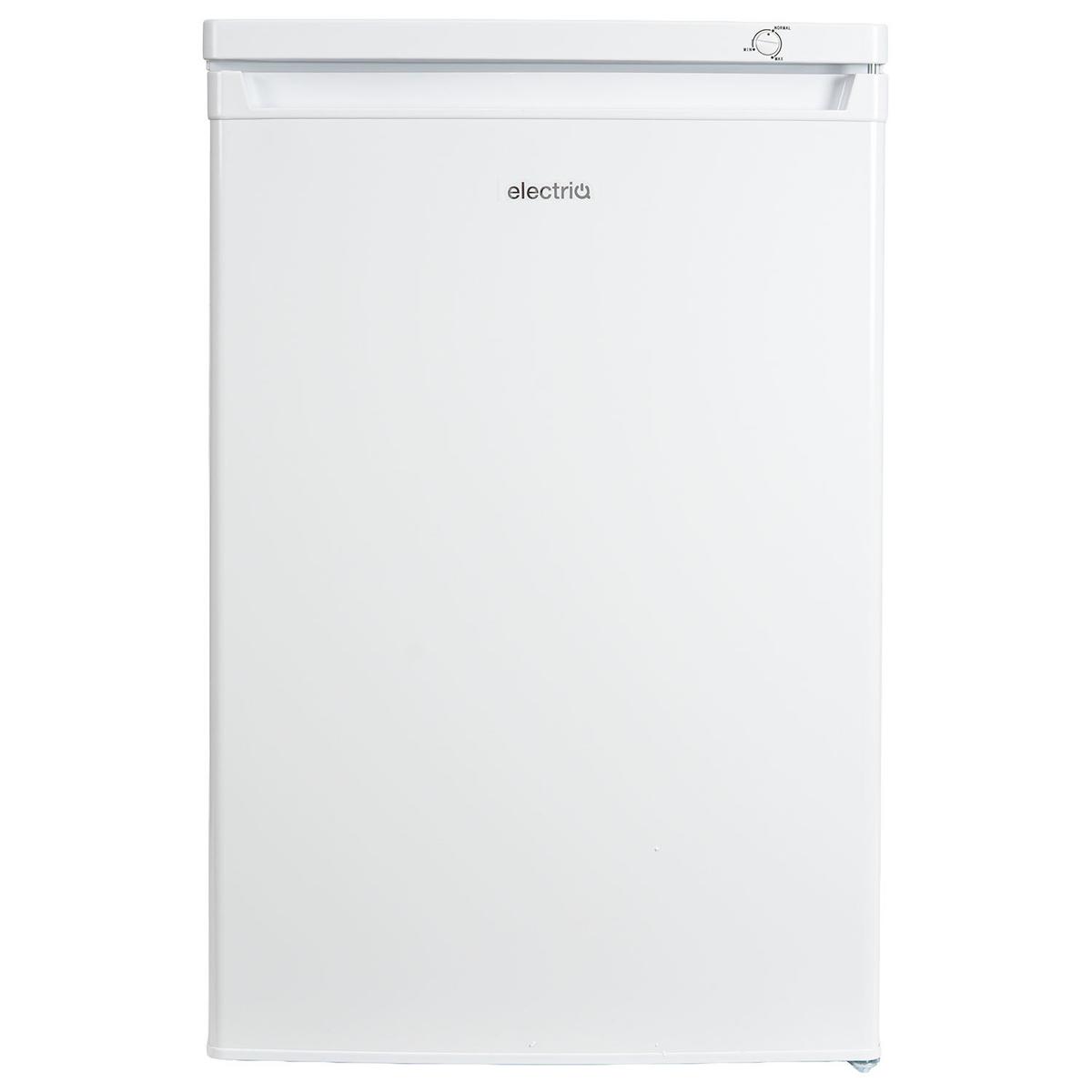 electriQ 91 Litre Freestanding Under Counter Freezer - White