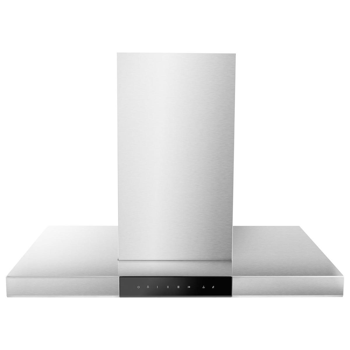 Refurbished electriQ eiQISLANDSLIMSS 90cm Island Hood with Hob to Hood Connection Stainless Steel