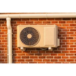 Wall Mount Brackets for Split Air Conditioner Outdoor Units in Neutral Cream - Supporting up to 90kg