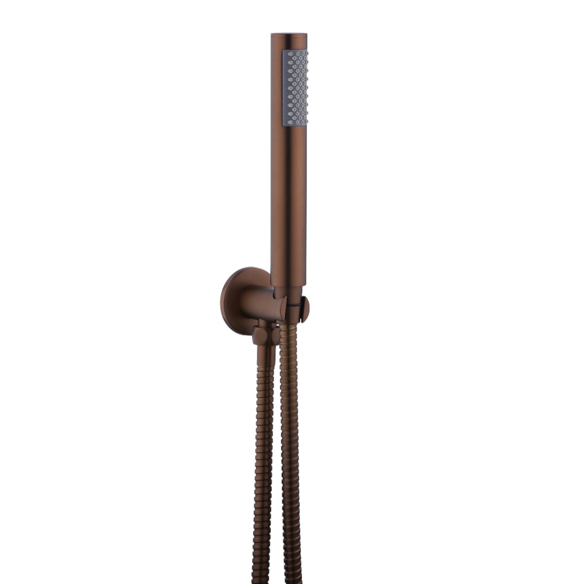 Brushed Bronze Shower Hand Shower with Wall Bracket - Arissa