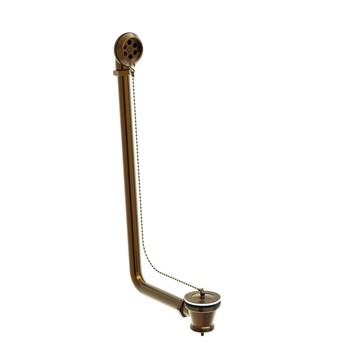 Brushed Bronze Traditional Exposed Bath Waste & Overflow - Park Royal