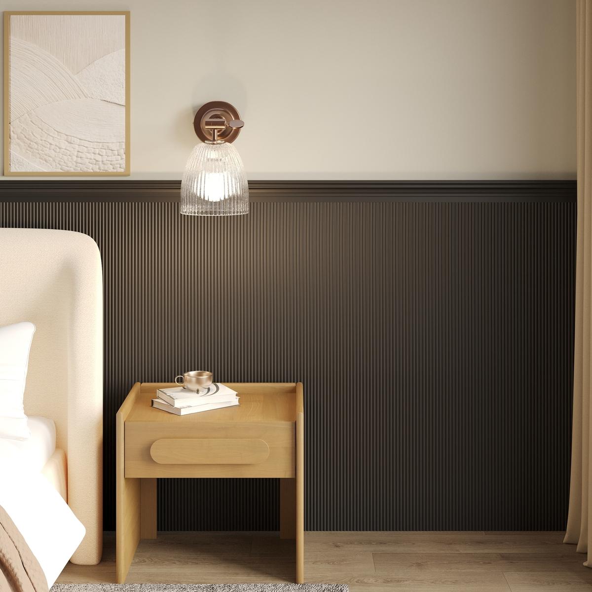 Paintable Mini Fluted Wall Panel - 120cm x 60cm - Delamere