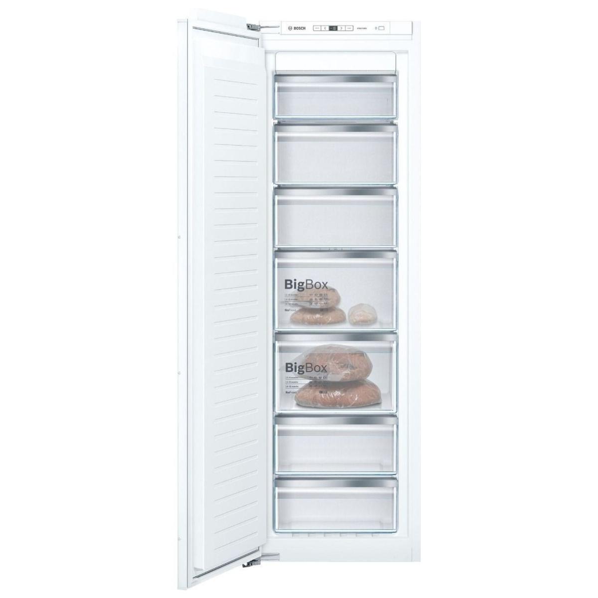 Bosch Series 4 212 Litre 177 cm In-Column Integrated Freezer with Fixed Door Hinge