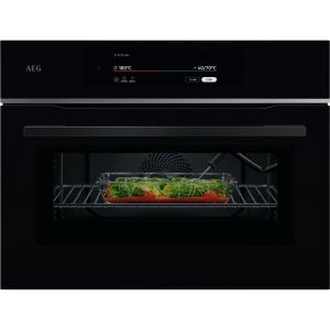 AEG 9000 Series CombiQuick Built-In Combination Microwave Oven - Black